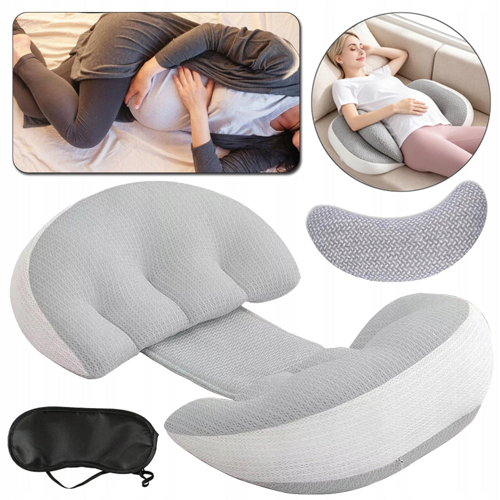 ™PillowRid-כרית תמיכה ייעודית להריון שנועדה להעניק תמיכה לבטן בזמן מנוחה ושינה